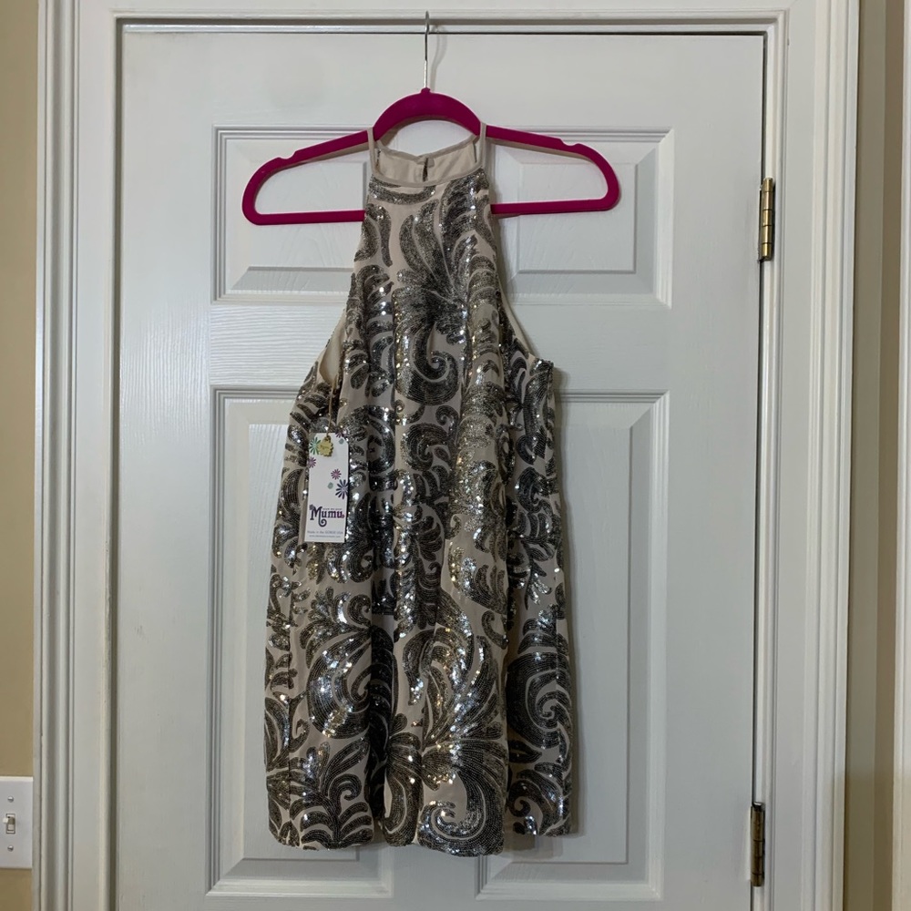 Show Me Your Mumu Gomez Mini Sequin Dress